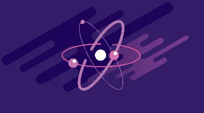 Chemistry Clipart-atom cartoon icon style clip art