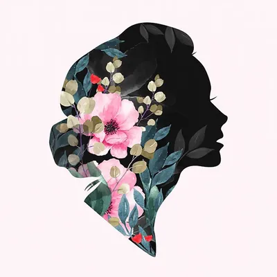 Женский профиль: аватарки для девушки - SY | Женский день, Цветочный  дизайн, Цветочный
