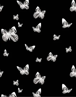 Синие бабочки на черном фоне - фото и картинки abrakadabra.fun