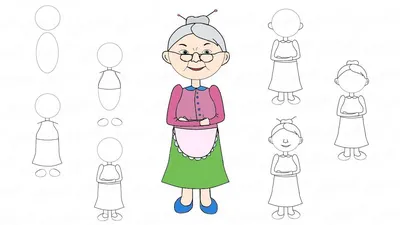 Легкий рисунок бабушке (51 фото) » Рисунки для срисовки и не только