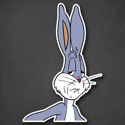 Багз Банни playboy - zbs-sticker.by - Лучшие тематические стикеры для  вашего авто