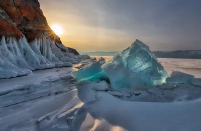 Озеро Байкал зимой , эстетично, …» — создано в Шедевруме