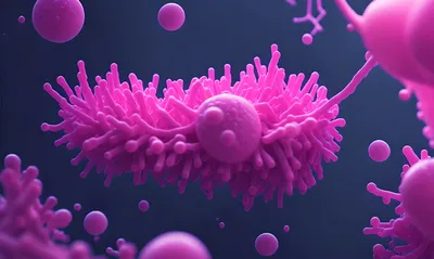 Бактерии под микроскопом | Пикабу