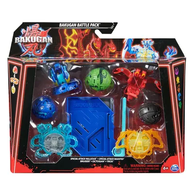 Bakugan Geogan Brawler 5-Pack, Exclusive Hyenix and Insectra Geogan and 3  Bakugan Collectible Action Figures, Figures - Amazon Canada