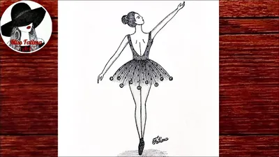 Детский рисунок балерина (50 фото) » рисунки для срисовки на Газ-квас.ком
