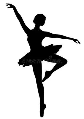 Значок балерины. Изолированный силуэт балерины. Векторная иконка |  Silhouette art, Ballerina silhouette, Ballerina art