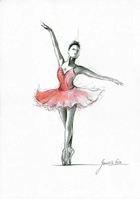 Контурный рисунок балерина (20 фото) » Рисунки для срисовки и не только