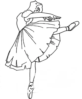 Рисунки для срисовки в скетчбук балерина (15 фото) 🔥 Прикольные картинки и  юмор