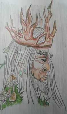 Лесной царь рисунок - 34 фото