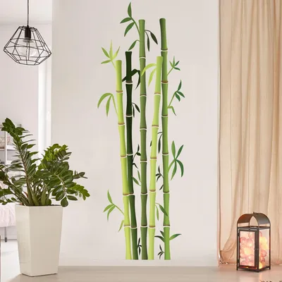 Купить Искусственный бамбук в белом кашпо для декора интерьера, 160 см по  выгодной цене в интернет-магазине OZON.ru (655414452)