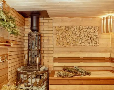 Ладная баня с русской печью на дровах вблизи Петергофа