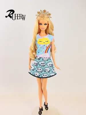 5 шт./партия, стильные наряды для куклы Барби | AliExpress