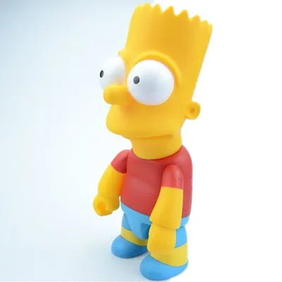 Барт Симпсон играет на приставки» — создано в Шедевруме