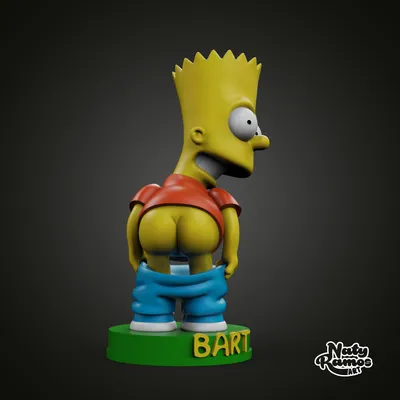 Барт Симпсон Рок звезда» — создано в Шедевруме