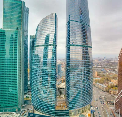 Башня Федерация в Москва Сити - Восток и Запад