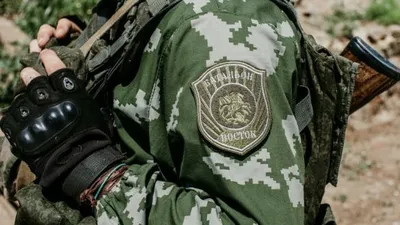 Нашивка, шеврон, патч (patch) на липучке Ахмат-батальон Восток  (Росгвардия), размер 10*7,5 см - купить с доставкой по выгодным ценам в  интернет-магазине OZON (890330259)