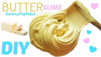 Butter Slime - How to Easily Make Butter Slime - AB Crafty