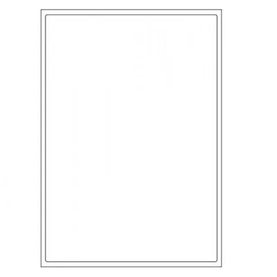 Blank White A4 paper sheet mockup template Stock Photo - Alamy