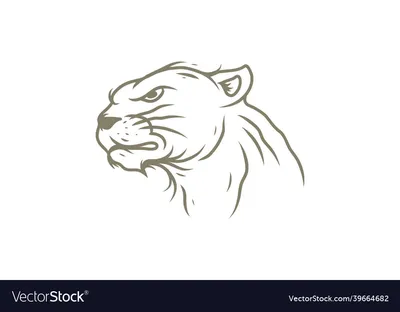 Animal Head - Panther - vector logo icon illustration mascot 21788390  Vector Art at Vecteezy