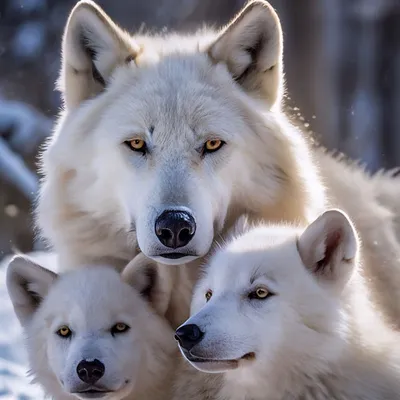Белый волк с зелеными глазами - 73 фото