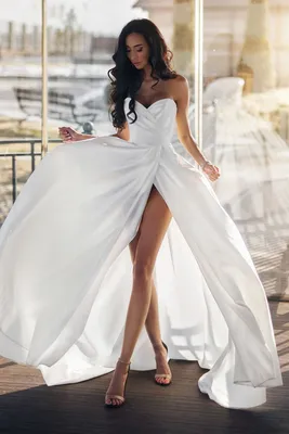 Купить свадебное платье 01 MM200 – цены на свадебные наряды  интернет-магазине в «Белый Авантаж» в Москве