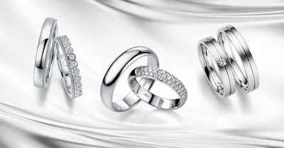 Матовое обручальное кольцо, с бриллиантами, белое золото, 585 проба в  Москве, цена 71150 руб.: купить в