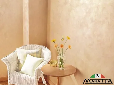 AREZZO (Ареццо) – декоративная краска с эффектом шелка Белое золото
