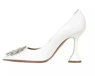 Туфли белые каблук рюмочка каблук: 10,5 см размеры: 36-40: цена 2650 грн -  купить Туфли женские на ИЗИ | Украина