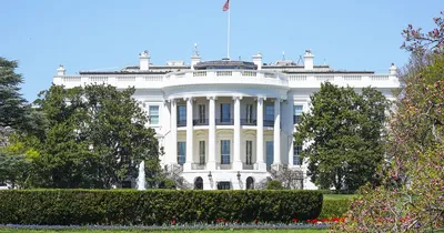 Washington, D.C. Белый дом, белый город США.