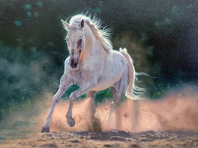 Белый конь — ВеснаАрт