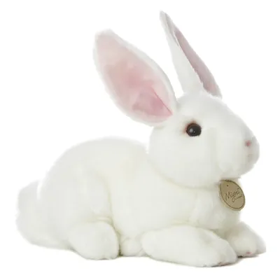 White rabbit with red eyes against burgundy background on Craiyon