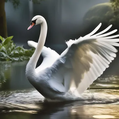 H002 Белый Лебедь - WizardiArt