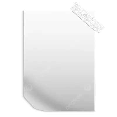 Белый лист бумаги формата А4 с мягкой тенью Векторное изображение ©prahprah  377965602