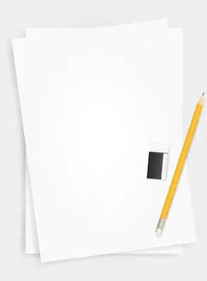 Бумажный чистый белый лист, формат …» — создано в Шедевруме