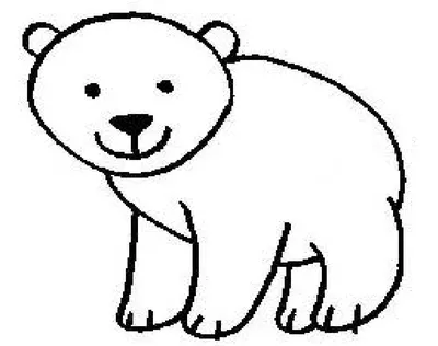 Белый медведь простым карандашом - 91 фото