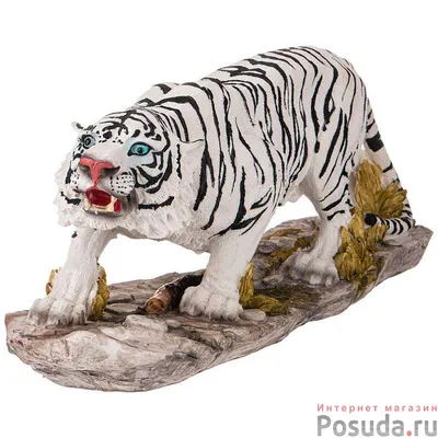 Красивый белый тигр, реализм,» — создано в Шедевруме