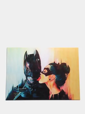 ᐉ Картина постер Gee! Batman Бэтмен и Женщина кошка 40х60 см BM.09.054