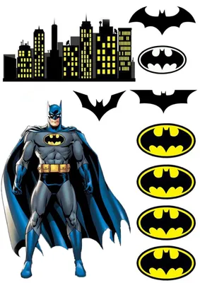 Вафельная картинка Бэтмен купить по доступной цене в интернет-магазине  Кондишоп