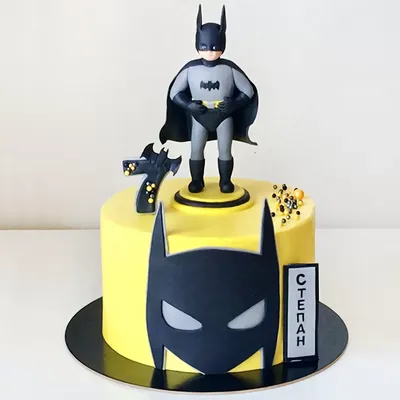 ТОРТЫ•МАХАЧКАЛА•СТУДИЯ ВКУСА• on Instagram: \"Торт Бэтмен по моему мотиву ))  ✓ цена торта 3300 #тортбэтмен #тортымахачкала\"