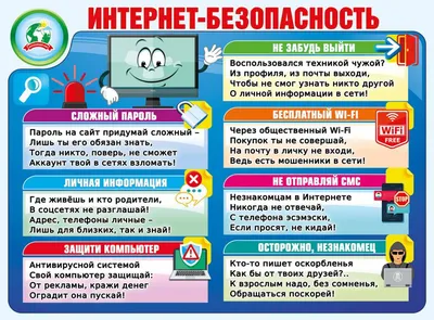 Безопасность детей в интернете - правила безопасности в сети интернет для  детей и подростков