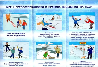 Меры безопасности зимой - Средняя школа №18 г.Витебска