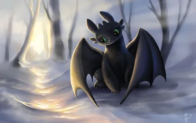 Дракон Дневная Фурия из мультика Как приручить дракона - рисование - YouTube