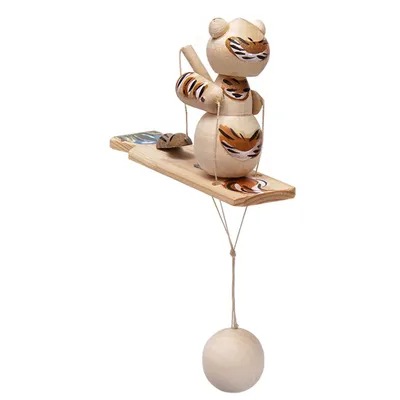 Развивающая игрушка \"Заяц-спортсмен\"; Богородская резьба; интерактивная  игра для детей от 2 лет - купить с доставкой по выгодным ценам в  интернет-магазине OZON (820975195)