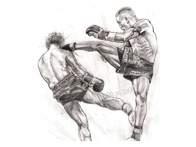 Раскраска боксера для детей - 71 фото