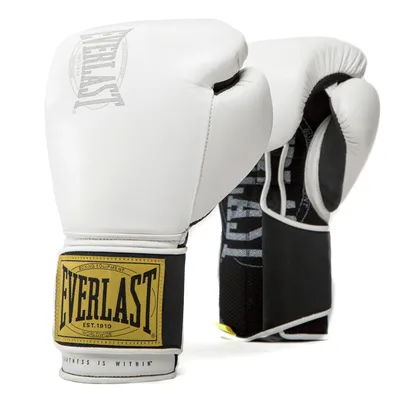 Боксерские перчатки Everlast 1910 Classic White купить в Петербурге с  консультацией профессионалов - Fight-Evolution