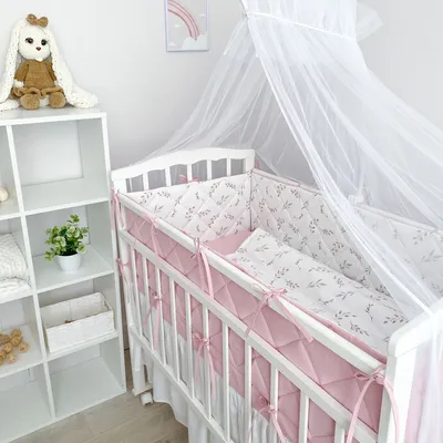 Бортики для кроватки новорожденного белая сказка LoveBabyToys | Купить в  СПб в интернет магазине Piccolo
