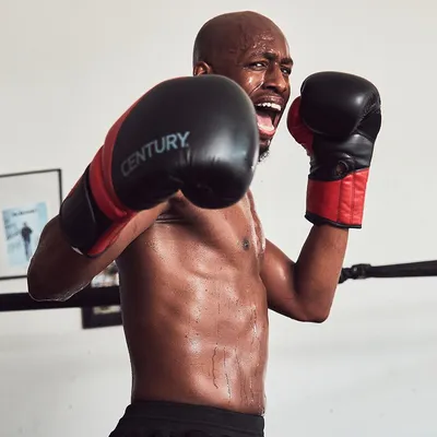 White boxing gloves by nike on Craiyon