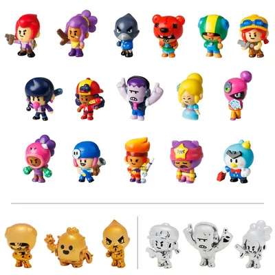 STL file Pack of 10 brawlers brawl stars number 2 🌃・Model to download and  3D print・Cults