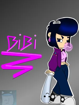My Brawl Stars Bibi fan art I made on Ibis, Enjoy! : r/Ibispaintx