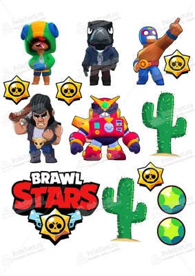 Кремовый торт Brawl Stars на заказ